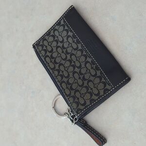 Coach keychain card holder